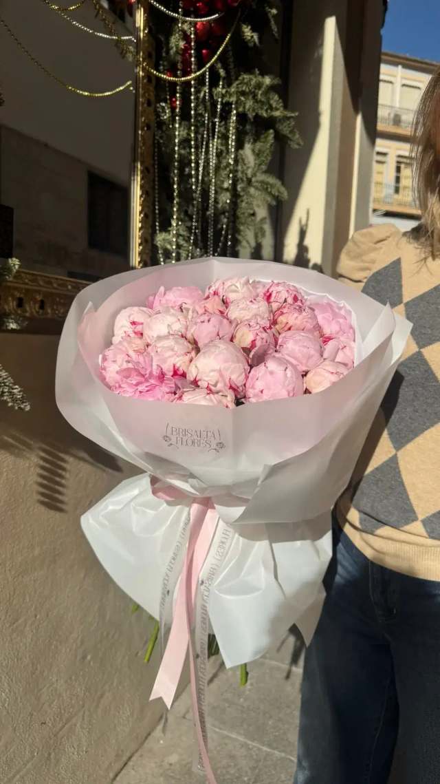 Peonías rosas