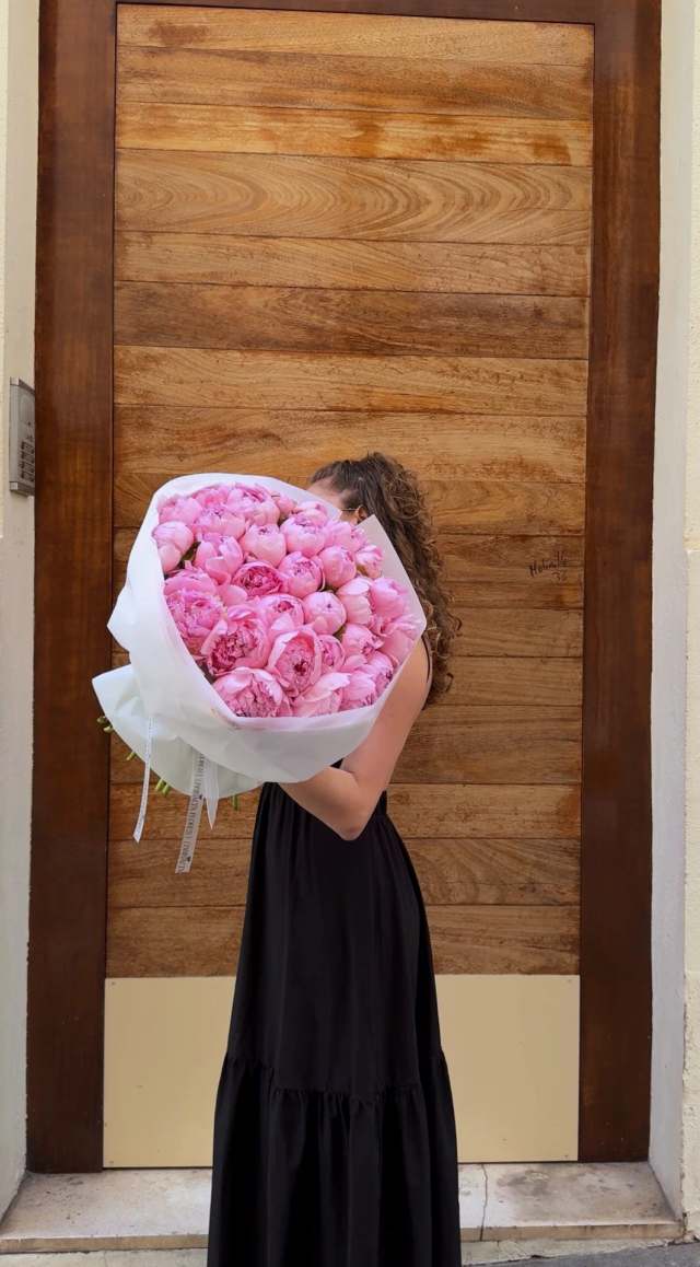 35 peonías rosas Signature